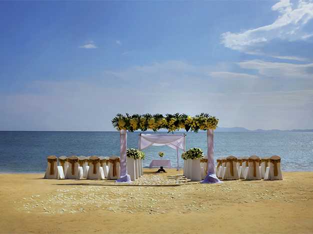 巴里島索菲特酒店沙灘海景婚禮