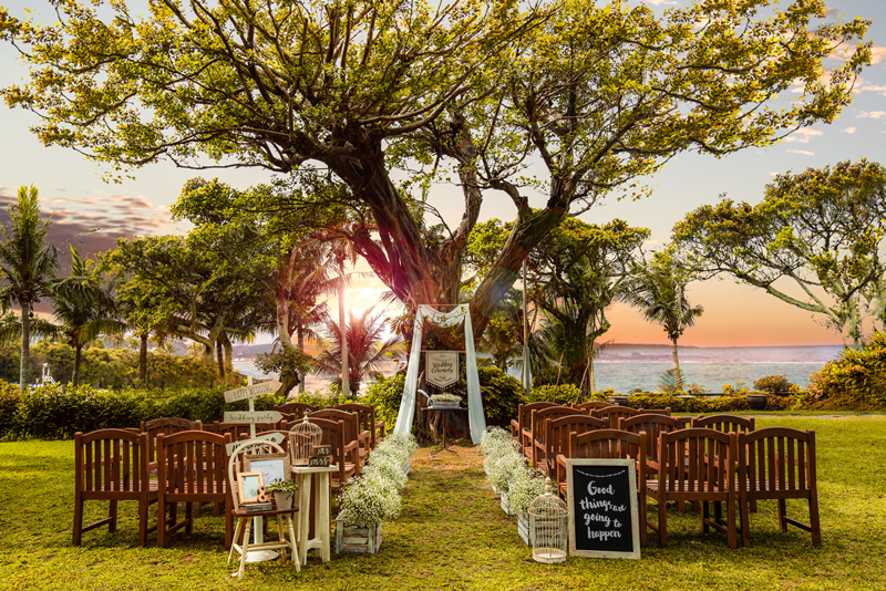 沖繩MOON BEACH花園戶外婚禮
