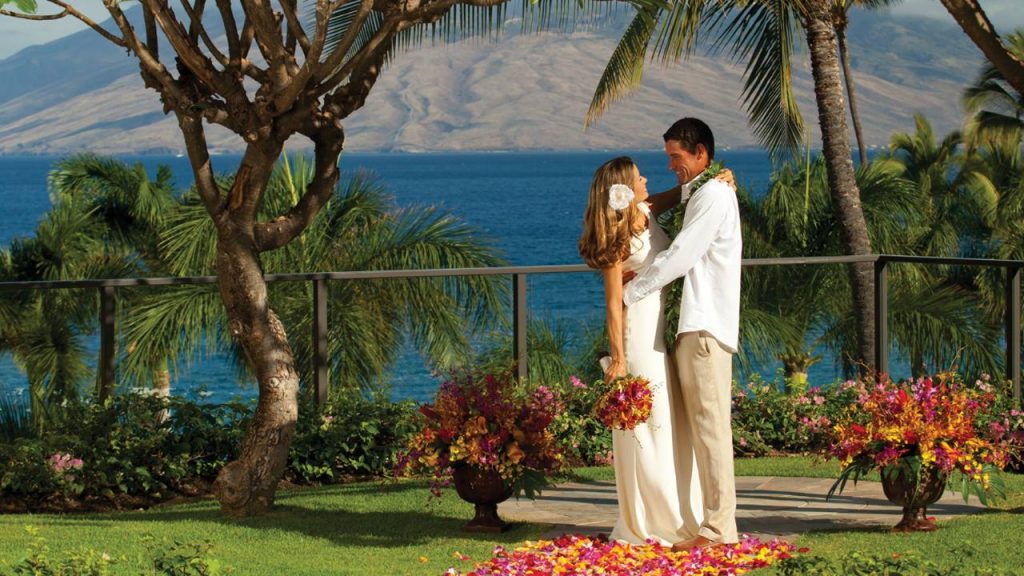 夏威夷茂宜四季草地海景婚禮 Hawaii Four Seasons Maui at Wailea Plumeria Garden Wedding