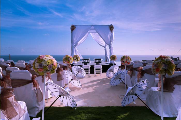 巴里島聖卡別墅水上婚禮
