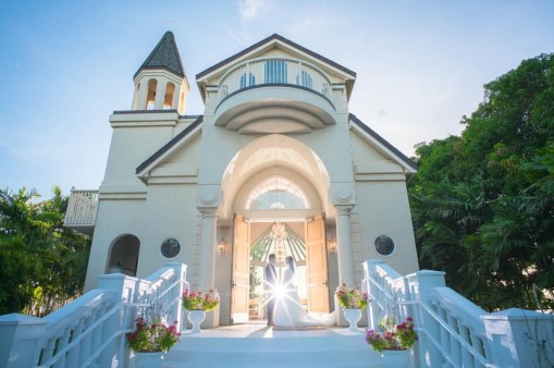 夏威夷天堂灣水晶教堂婚禮