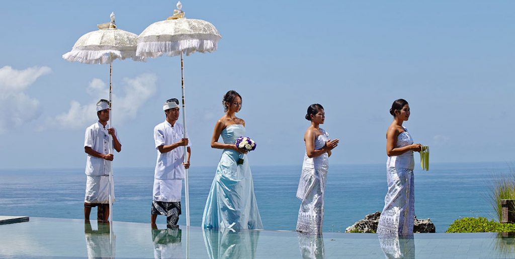 巴里島水之森林帆船水上婚禮 Villa Tirtha Uluwatu Water Wedding