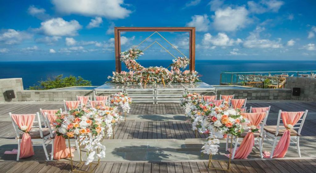 巴里島六感酒店斷崖海景婚禮