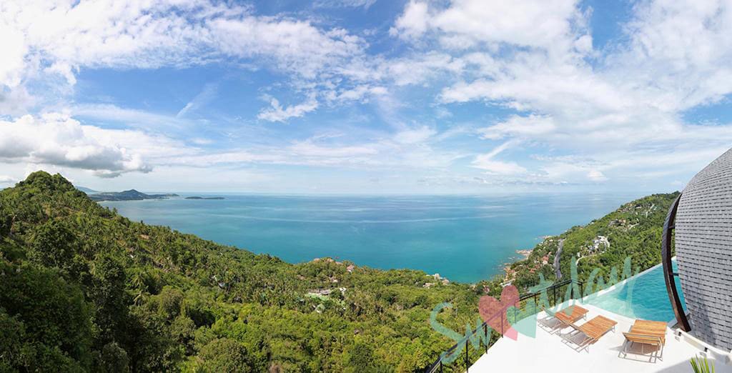 蘇梅島月影別墅水上婚禮 圖庫