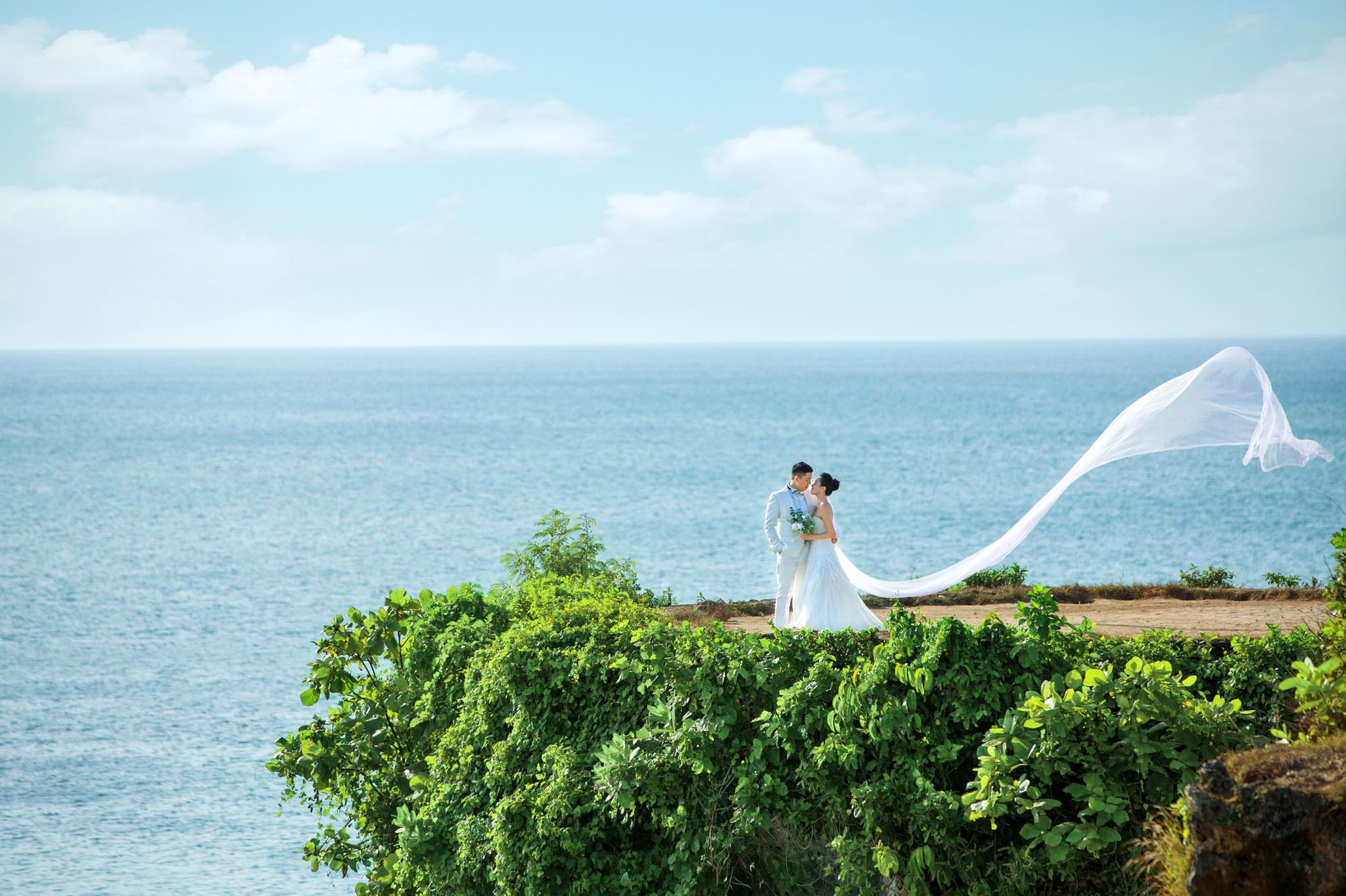 峇里島邊玩邊拍婚紗攝影之旅 圖庫