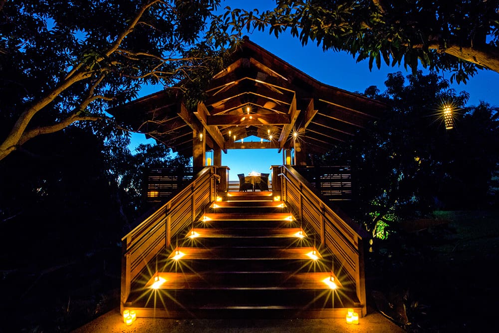 夏威夷茂宜島威雷亞飯店海畔草坪婚禮 圖庫
