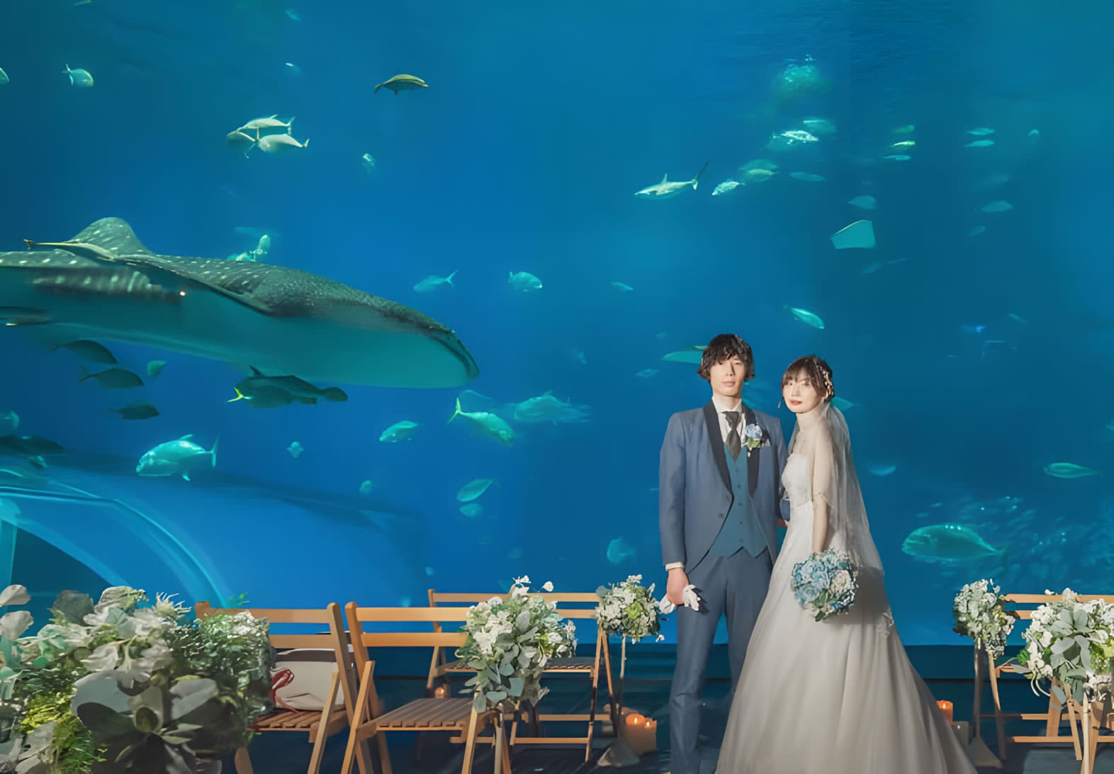 沖繩美之海水族館婚禮