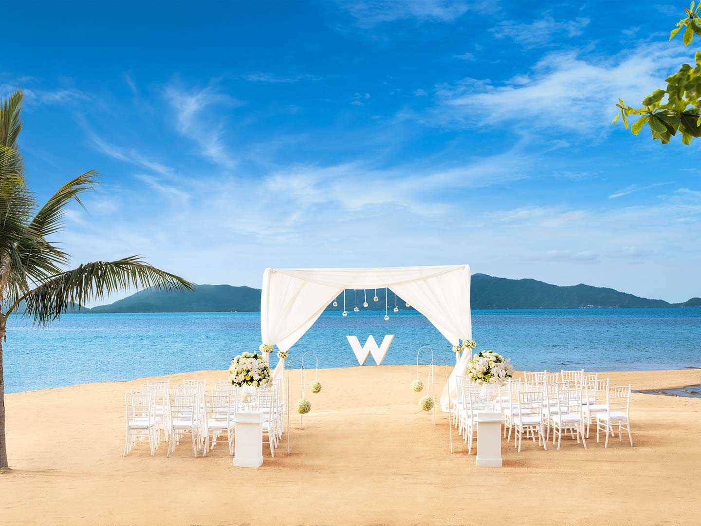 蘇梅島 Samui 蘇梅島 W 時尚沙灘婚禮