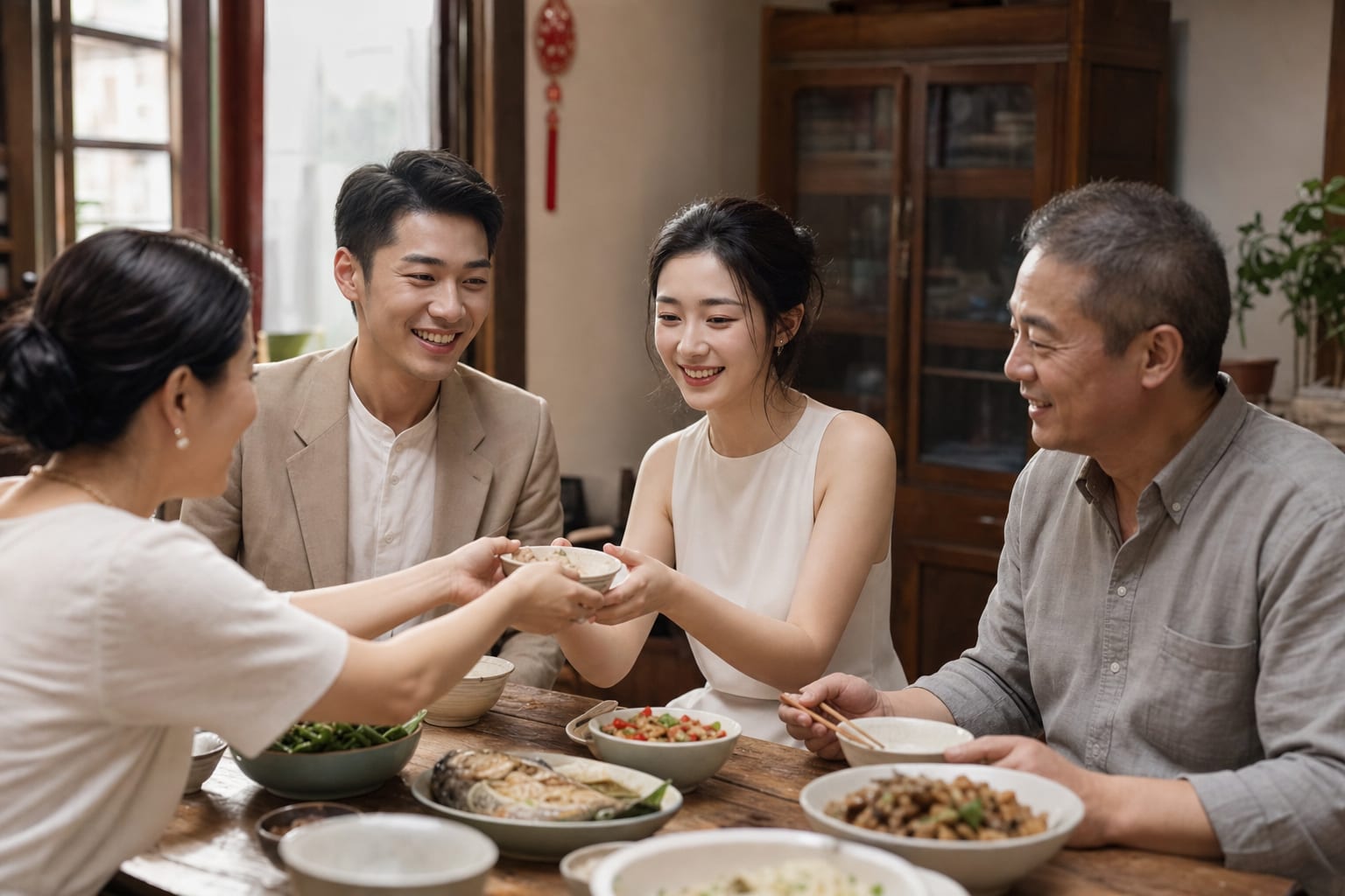 婚後回娘家與父母共享家庭餐