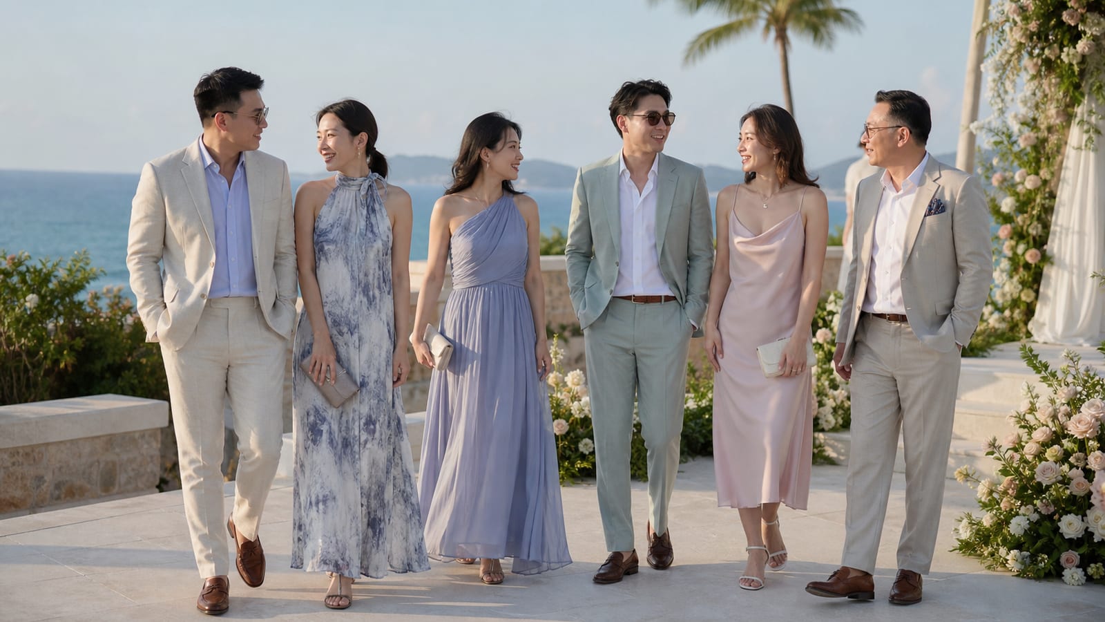 海外婚禮賓客穿什麼？海島、教堂與晚宴 Dress Code 穿搭指南