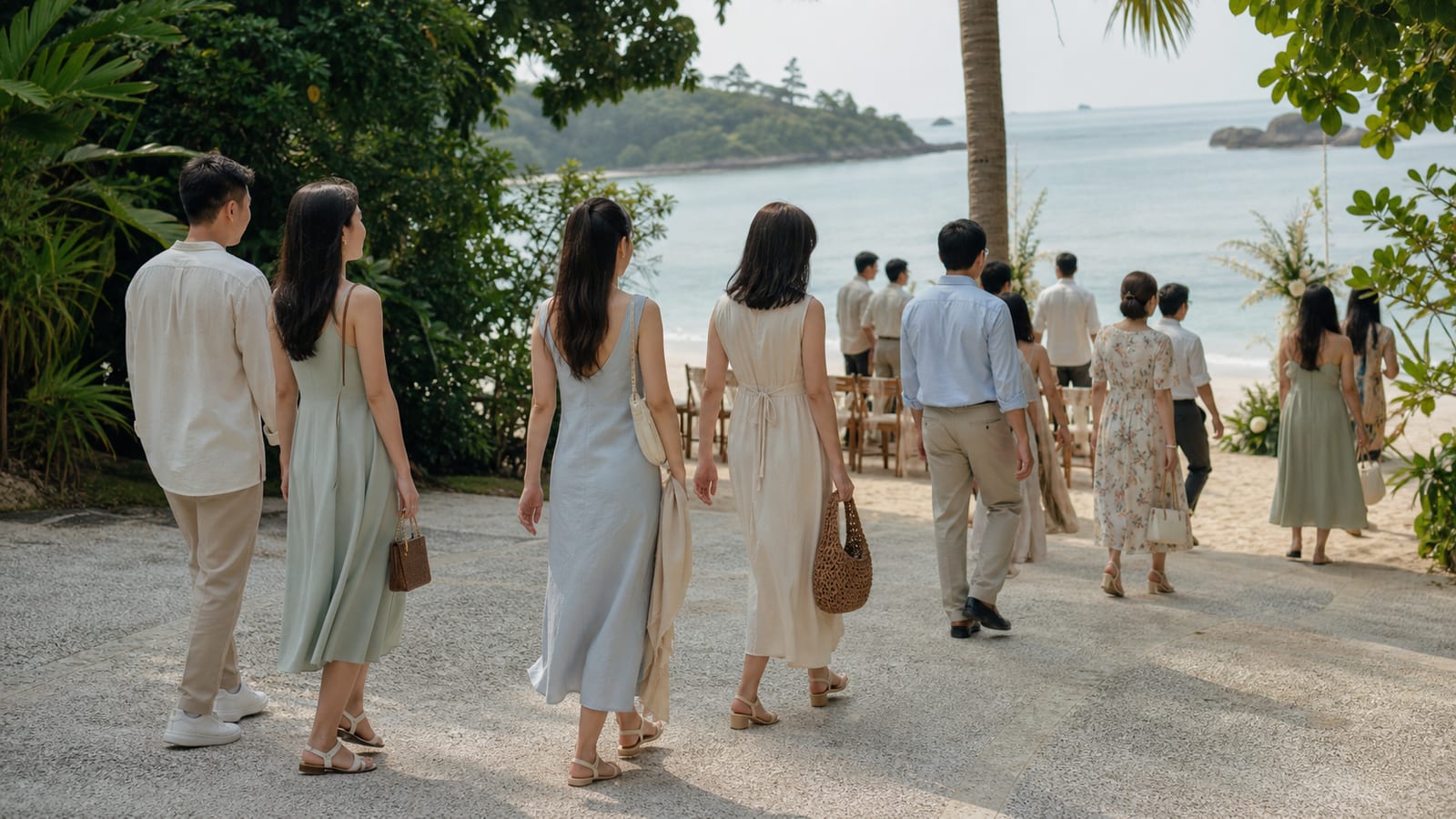 海外婚禮賓客 Dress Code 穿搭 2