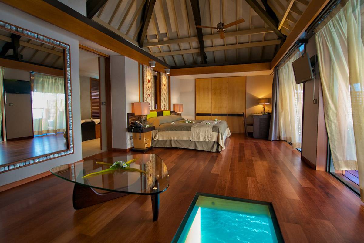 水上小屋內部