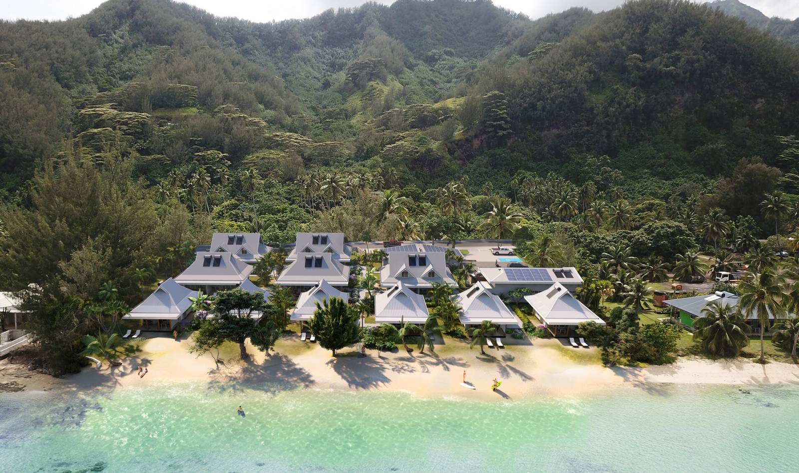 法屬玻里尼西亞 大溪地・茉莉亞島 茉莉亞島紐海灘 Niu Beach Hotel Moorea