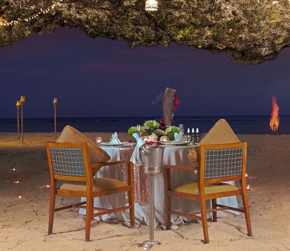 Romantic Beach Cave Dining